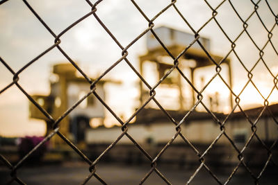 Full frame shot of chainlink fence