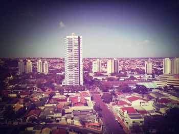 Cityscape against sky