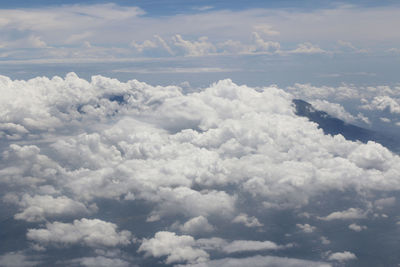 Low angle view of clouds in sky