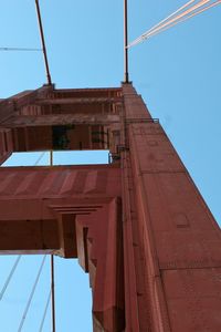 Low angle view of built structure against clear sky