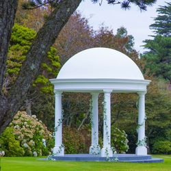 Built structure with trees in background