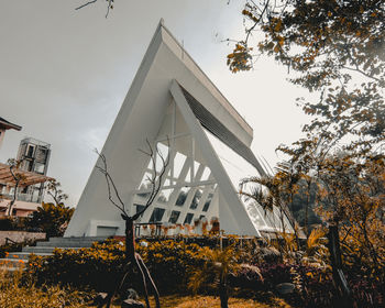 Low angle view of building against sky