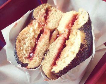 Close-up of dessert in plate