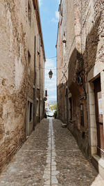 Corridor of historic building