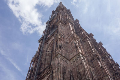 Low angle view of temple