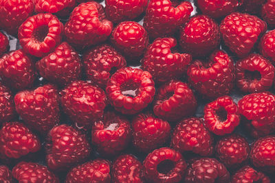 Full frame shot of strawberries