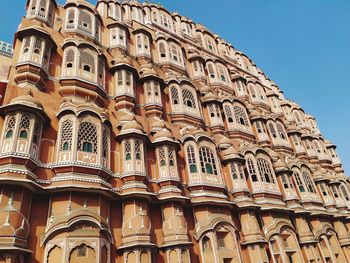 Low angle view of historical building against sky