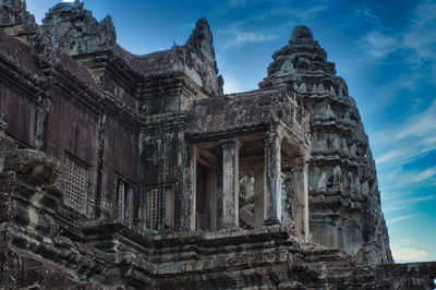 Low angle view of historical building against sky