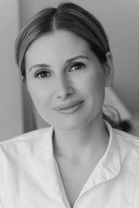 Portrait of young woman