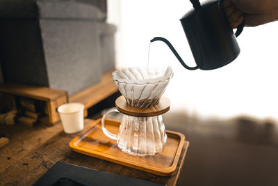 Close-up of coffee cup