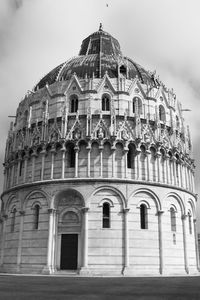 Low angle view of built structure against sky