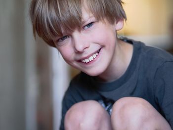 Portrait of smiling boy