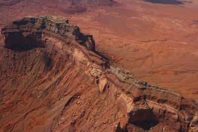 Rock formations in desert