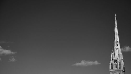 Low angle view of temple against sky