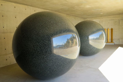 Close-up of sunglasses on table