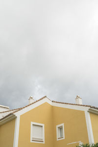 Low angle view of building against sky