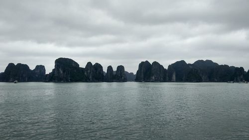 Panoramic view of sea against sky