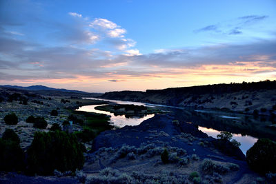 Massacre rocks sunset 