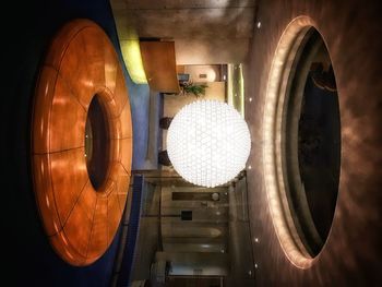 Illuminated electric lamp