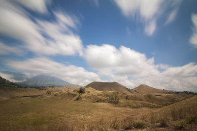 Panoramic view of landscape against sky