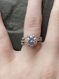 Close-up of woman hand with diamond ring