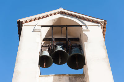 Low angle view of historic building against sky