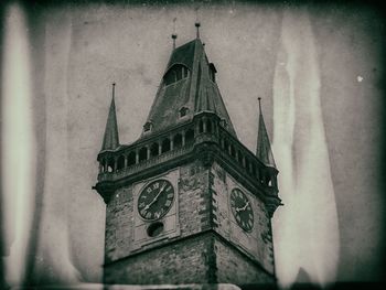 Low angle view of church against sky