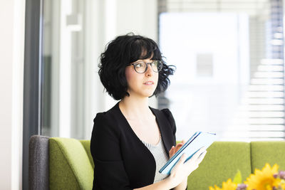 Woman leader in an office