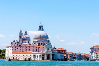 View of buildings at waterfront