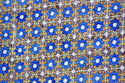 Full frame shot of blue pattern