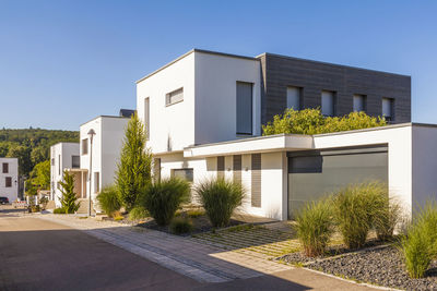 Germany, esslingen-zell, development area with passive houses