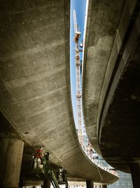 Low angle view of bridges