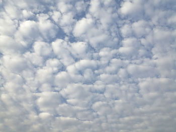 Low angle view of clouds in sky