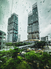 Modern buildings in city