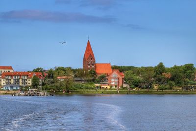 River with buildings in background