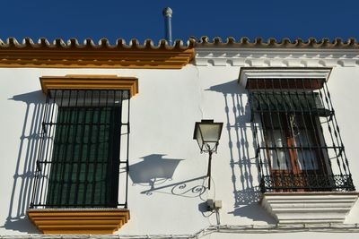 Low angle view of building against sky