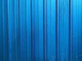 Full frame shot of blue wall