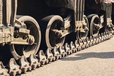 Train on railroad track