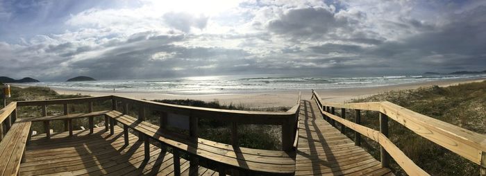 Scenic view of beach