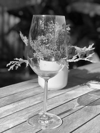 Close-up of drink on table