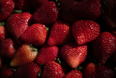 Full frame shot of strawberries