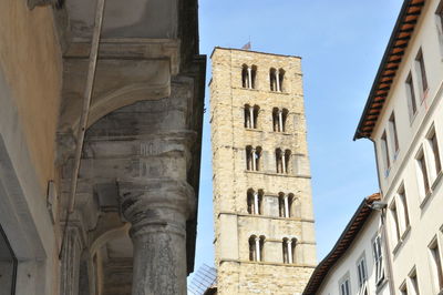 Low angle view of historical building