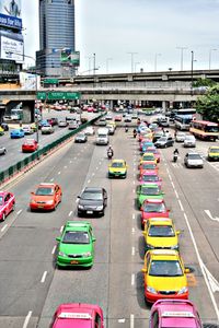Traffic on city street
