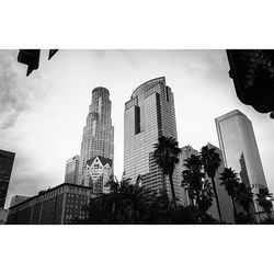 Low angle view of modern buildings