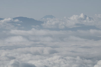 Low angle view of clouds in sky