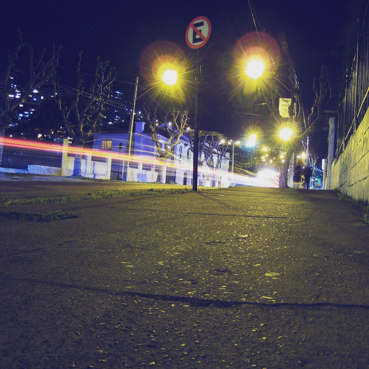 STREET LIGHTS AT NIGHT