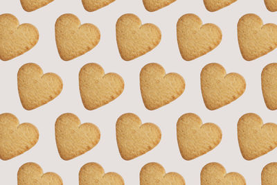 Full frame shot of leaves against white background