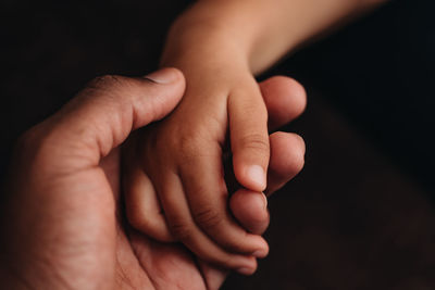 Close-up of hand