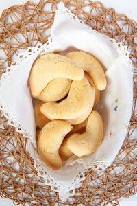 Traditional baked colombian cassava bread called pandeyuca