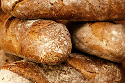 Close-up of bread on table